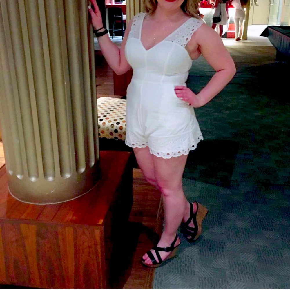 White Romper